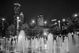 Downtown Atlanta Skyline Black and White Horizontal Downtown Atlanta Skyline black and white