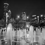 Downtown Atlanta Skyline Black and White Square Downtown Atlanta Skyline black and white