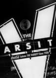 The Varsity Sign Black and White Vertical The Varsity Sign black and white