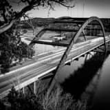 360 Pennypacker Bridge Black and White Square 360 Pennypacker Bridge black and white