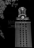 UT Tower Black and White Vertical UT Tower black and white