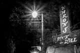 Aarons Rock And Roll On Sixth Black and White Horizontal Aarons Rock And Roll On Sixth black and white