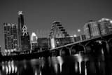 Austin Tx Skyline Black and White Horizontal Austin Tx Skyline black and white