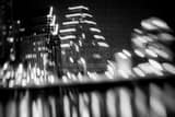 Blurry Picture One Congress Plaza Building Black and White Horizontal Blurry Picture One Congress Plaza Building black and white