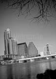 Downtown Austin Texas Skyline Black and White Vertical Downtown Austin Texas Skyline black and white