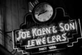 Joe Koew Sons Jewelers Sign Black and White Horizontal Joe Koew Sons Jewelers Sign black and white