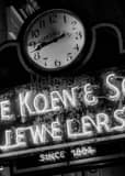 Joe Koew Sons Jewelers Sign Black and White Vertical Joe Koew Sons Jewelers Sign black and white