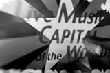 Live Music Capital Of The World Black and White Horizontal Live Music Capital Of The World black and white