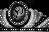 Paramount Theater Sign Black and White Horizontal Paramount Theater Sign black and white