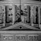 Texas Flag On Texas Statehouse Black and White Square Texas Flag On Texas Statehouse black and white