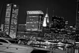 Baltimore Skyline Legg Mason Building Inner Harbor Black and White Horizontal Baltimore Skyline Legg Mason Building Inner Harbor black and white