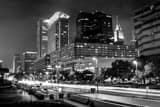 Baltimore Skyline Pratt Street Black and White Horizontal Baltimore Skyline Pratt Street black and white
