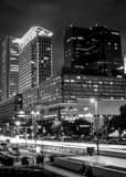 Baltimore Skyline Pratt Street Black and White Vertical Baltimore Skyline Pratt Street black and white