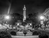 Baltimore Washington Monument Black and White Horizontal Baltimore Washington Monument black and white