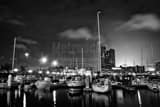 Boats Docked Inner Harbor Baltimore Black and White Horizontal Boats Docked Inner Harbor Baltimore black and white