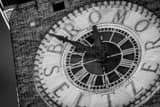 Bromo Seltzer Clock Face Black and White Horizontal Bromo Seltzer Clock Face black and white