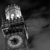 Bromo Seltzer Tower Maryland University Black and White Square Bromo Seltzer Tower Maryland University black and white