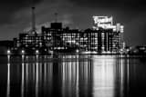 Domino Sugars Factory Inner Harbor Black and White Horizontal Domino Sugars Factory Inner Harbor black and white