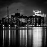 Domino Sugars Factory Inner Harbor Black and White Square Domino Sugars Factory Inner Harbor black and white
