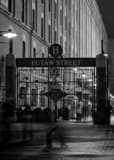 Eutaw Street Behind Oriole Park Camden Yards Black and White Vertical Eutaw Street Behind Oriole Park Camden Yards black and white