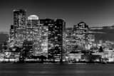 Boston Skyline Exchange Place Building Black and White Horizontal Boston Skyline Exchange Place Building black and white