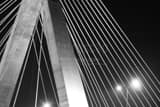 Bunker Hill Bridge North Spire Black and White Horizontal Bunker Hill Bridge North Spire black and white