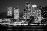 Federal Reserve Bank Building Boston Skyline Black and White Horizontal Federal Reserve Bank Building Boston Skyline black and white