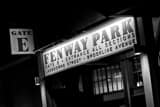 Fenway Park Gate E Black and White Horizontal Fenway Park Gate E black and white