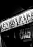 Fenway Park Gate E Black and White Vertical Fenway Park Gate E black and white