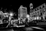 Downtown Canton Ohio Black and White Horizontal Downtown Canton Ohio black and white