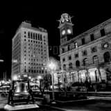 Downtown Canton Ohio Black and White Square Downtown Canton Ohio black and white