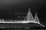 Arthur Ravenel Bridge Charleston Sc Night Black and White Horizontal Arthur Ravenel Bridge Charleston Sc Night black and white