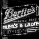 Berlins Clothiers Black and White Square Berlins Clothiers black and white