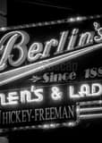 Berlins Clothiers Black and White Vertical Berlins Clothiers black and white