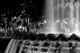 Close Up Pineapple Fountain Black and White Horizontal Close Up Pineapple Fountain black and white