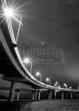 Ramp To Ravenel Bridge Black and White Vertical Ramp To Ravenel Bridge black and white