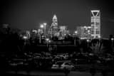 Charlotte Skyline Charlotte School Of Law Black and White Horizontal Charlotte Skyline Charlotte School Of Law black and white
