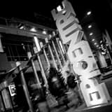 Epicentre Downtown Charlotte Black and White Square Epicentre Downtown Charlotte black and white