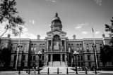 Wyoming State Capitol Building Black and White Horizontal Wyoming State Capitol Building black and white