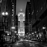 Chicago Board Of Trade Building Black and White Square Chicago Board Of Trade Building black and white
