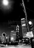 Chicago Skyline From Columbus Drive Black and White Vertical Chicago Skyline From Columbus Drive black and white