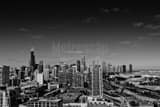 Chicago Skyline From Mccormick Place Black and White Horizontal Chicago Skyline From Mccormick Place black and white