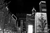 Crown Fountain Millennium Park Black and White Horizontal Crown Fountain Millennium Park black and white