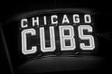 Cubs Sign Waveland Ave Sheffield Wrigley Field Black and White Horizontal Cubs Sign Waveland Ave Sheffield Wrigley Field black and white