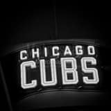 Cubs Sign Waveland Ave Sheffield Wrigley Field Black and White Square Cubs Sign Waveland Ave Sheffield Wrigley Field black and white