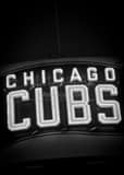 Cubs Sign Waveland Ave Sheffield Wrigley Field Black and White Vertical Cubs Sign Waveland Ave Sheffield Wrigley Field black and white