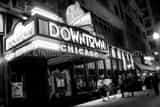 Downtown Chicago Bar Black and White Horizontal Downtown Chicago Bar black and white