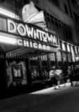 Downtown Chicago Bar Black and White Vertical Downtown Chicago Bar black and white