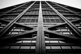 Hancock Tower Steel Bracing Supports Black and White Horizontal Hancock Tower Steel Bracing Supports black and white