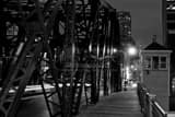Kinzie Street Bridge Black and White Horizontal Kinzie Street Bridge black and white